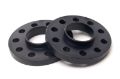 Picture of H&R Trak+ 25mm DRA Wheel Spacers Bolt 5-100 Center Bore 57-1 Stud Thread 14x1-5 - Black