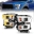 Picture of ANZO 15-17 Ford F-150 Chrome LED Projector Plank Style DRL w-Initiation Light Halogen Models