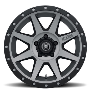 Picture of ICON Rebound 17x8-5 5x4-5 0mm Offset 4-75in BS 71-5mm Bore Titanium Wheel