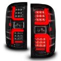 Picture of ANZO 15-19 Chevrolet Silverado 2500 HD-3500 HD LED Taillight w- Sequential Black Housing-Clear Lens