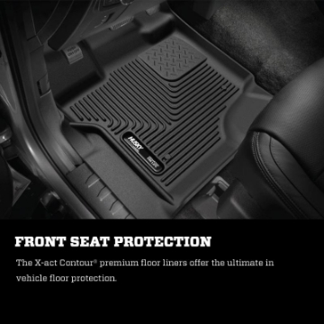 Picture of Husky Liners 18-23 Nissan Kicks X-Act Contour Black Front Row Liner