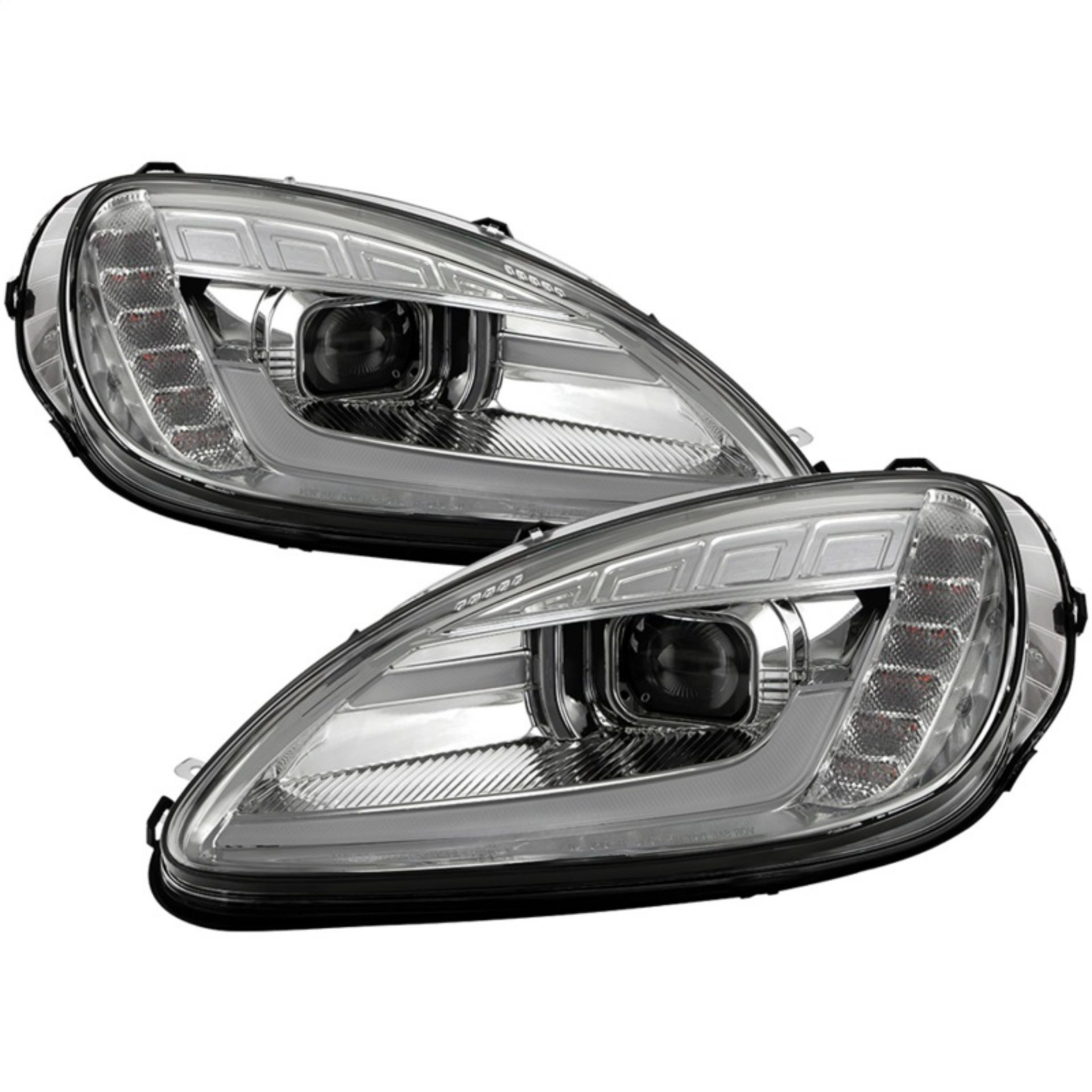 Picture of Spyder Apex Series 05-13 Chevrolet C6 Corvette Hi Powered LED Module Headlights