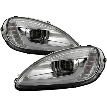 Picture of Spyder Apex Series 05-13 Chevrolet C6 Corvette Hi Powered LED Module Headlights