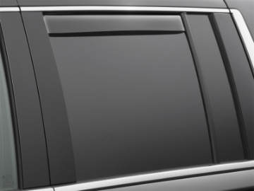 Picture of WeatherTech 16-19 Chevrolet Cruze Rear Side Window Deflectors - Dark Smoke