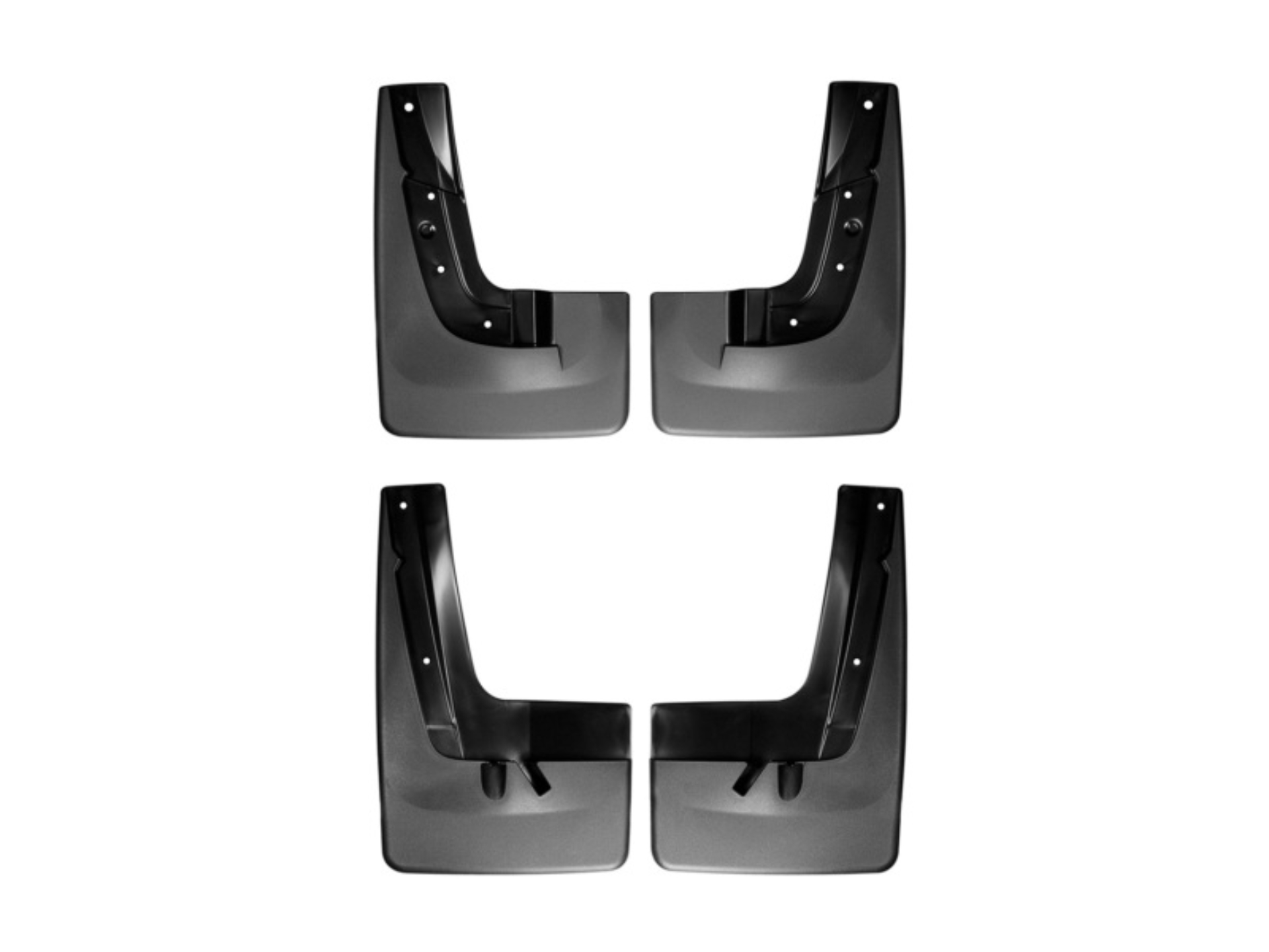 Picture of WeatherTech 13-16 GMC Acadia No Drill Mudflaps - Black