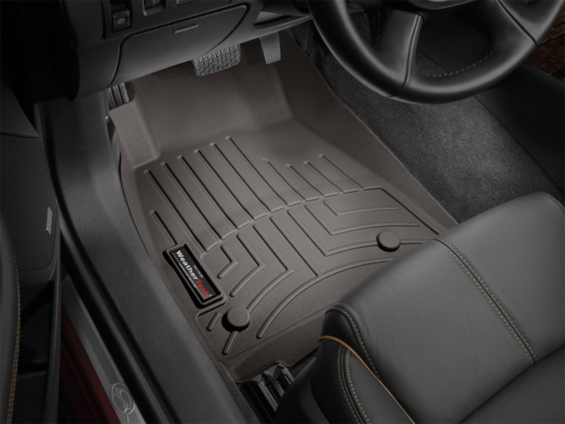 Picture of WeatherTech 08-10 Buick Enclave Rear FloorLiner - Cocoa