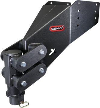 Picture of Gen-Y Executive Torsion-Flex Manual Rhino 5th Wheel Pin Box Rep w/Gooseneck 2-5/16in Coupler
