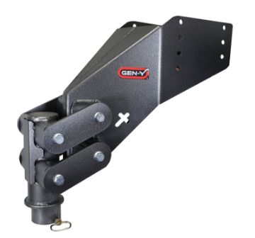 Picture of Gen-Y Executive Torsion-Flex Manual Rhino 5th Wheel Pin Box Rep w/Gooseneck 2-5/16in Coupler