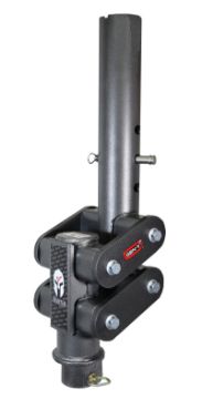 Picture of Gen-Y Spartan Torsion-Flex 5in Offset 4in RD Tube Gooseneck 2-5/16in Coupler Extended Height