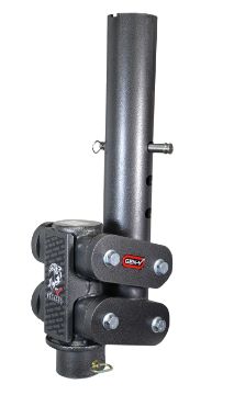 Picture of Gen-Y Pegasus Torsion-Flex 5in Offset 4in RD Tube Gooseneck 2-5/16in Coupler Std Height w/Rvrsd Arms