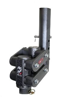 Picture of Gen-Y Pegasus Torsion-Flex Low Profile 11in Offset 4in RD Tube Gooseneck 2-5/16in Coupler Std Height