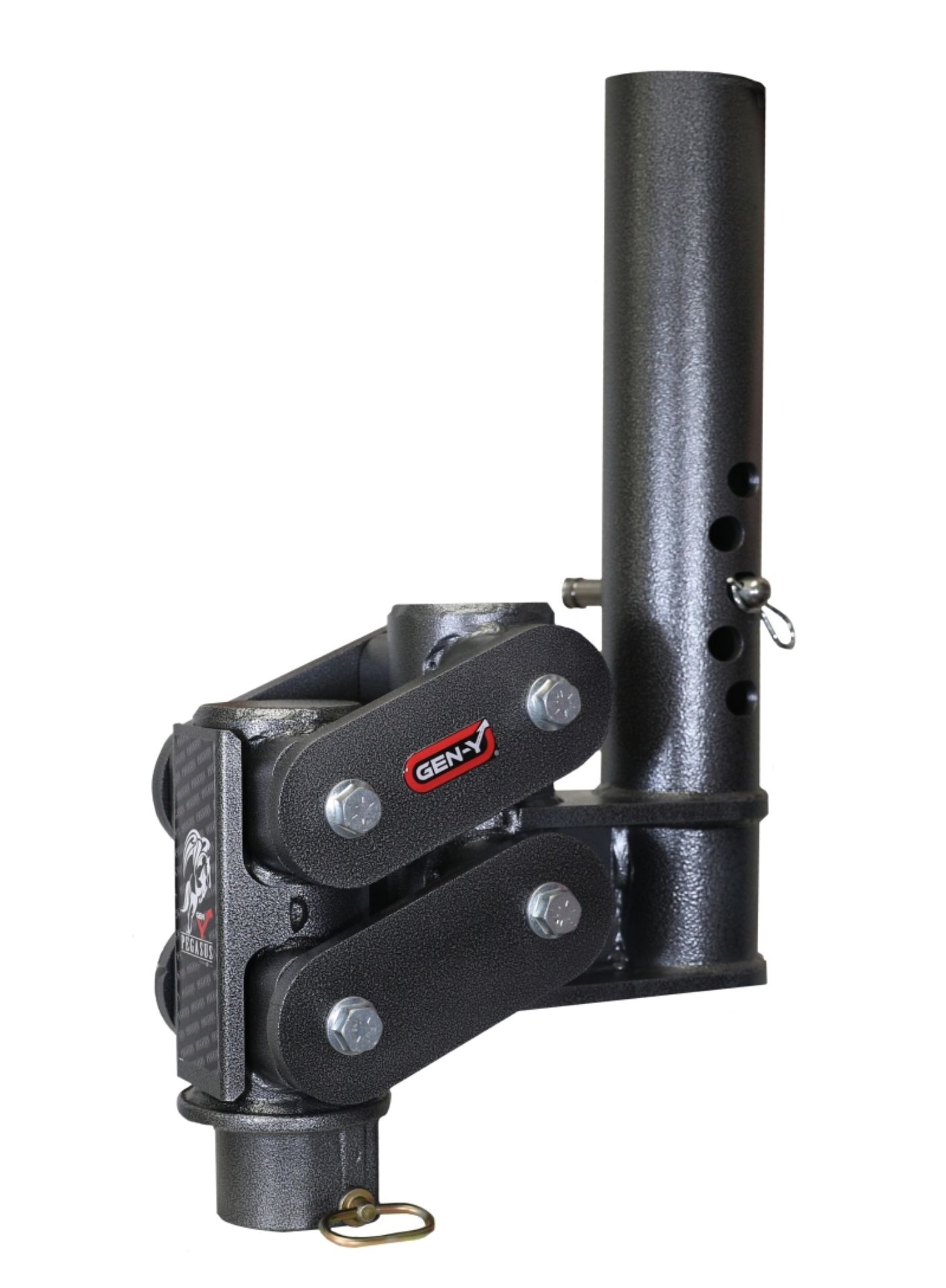 Picture of Gen-Y Pegasus Torsion-Flex 11in Offset 4in Round w/Gooseneck 2-5/16in Coupler (3.5K TW 25K Towing)