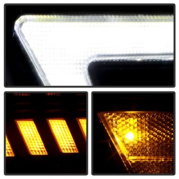 Picture of Spyder 19-22 Dodge Ram 2500 Halogen Only Projector Headlights - Black PRO-YD-DR19HDHALSI-SEQ-BK