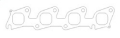 Picture of Cometic Nissan KA24DE 91-98 Exhaust -030 inch MLS Head Gasket 1-575 inch SQUARE Port