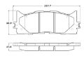 Picture of StopTech Street Touring 16-17 Toyota Camry Front Brake Pads