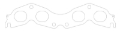 Picture of Cometic Toyota 3S-GTE-5SFE 89-97 -030 inch MLS Exhaust Gasket 1-690 inch X 1-415 inch Port