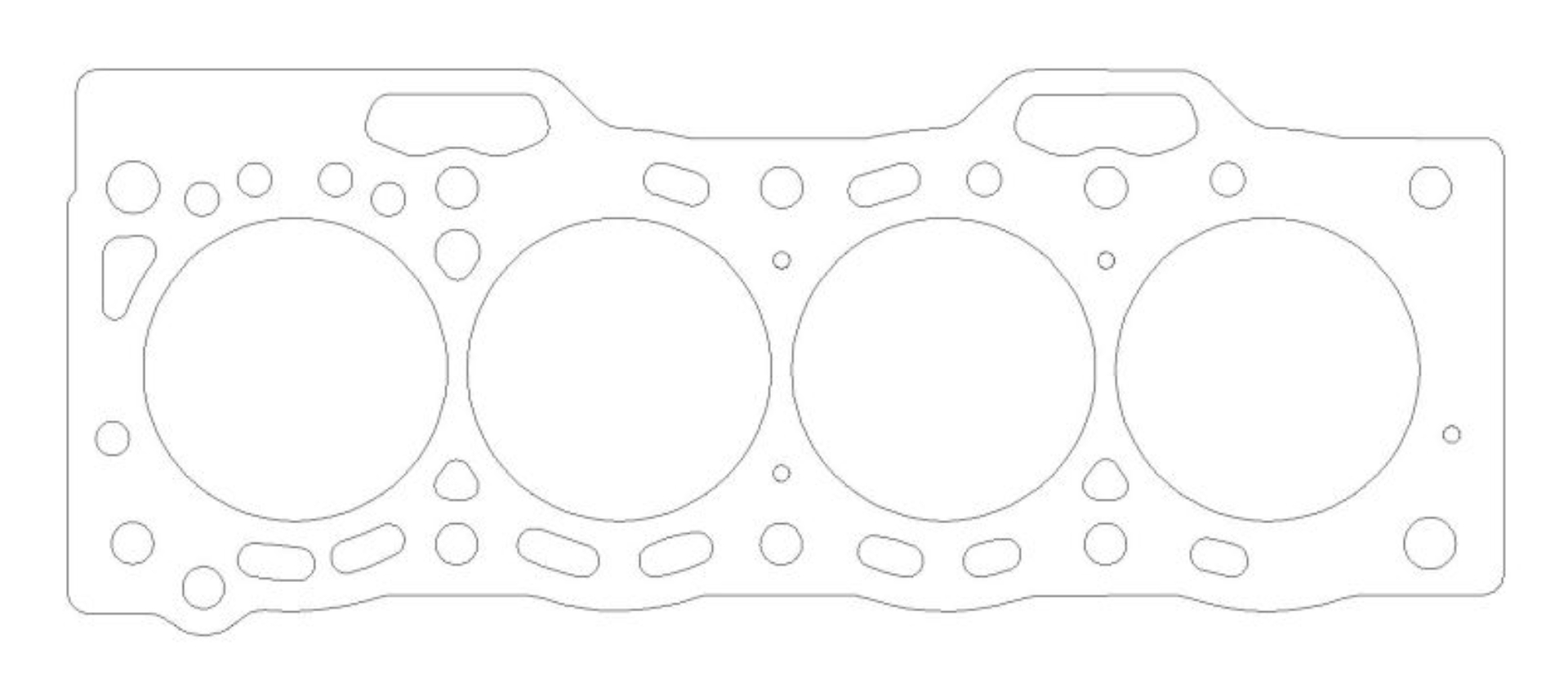 Picture of Cometic Toyota Tercel 3EE 74mm Bore -094 inch Copper Head Gasket