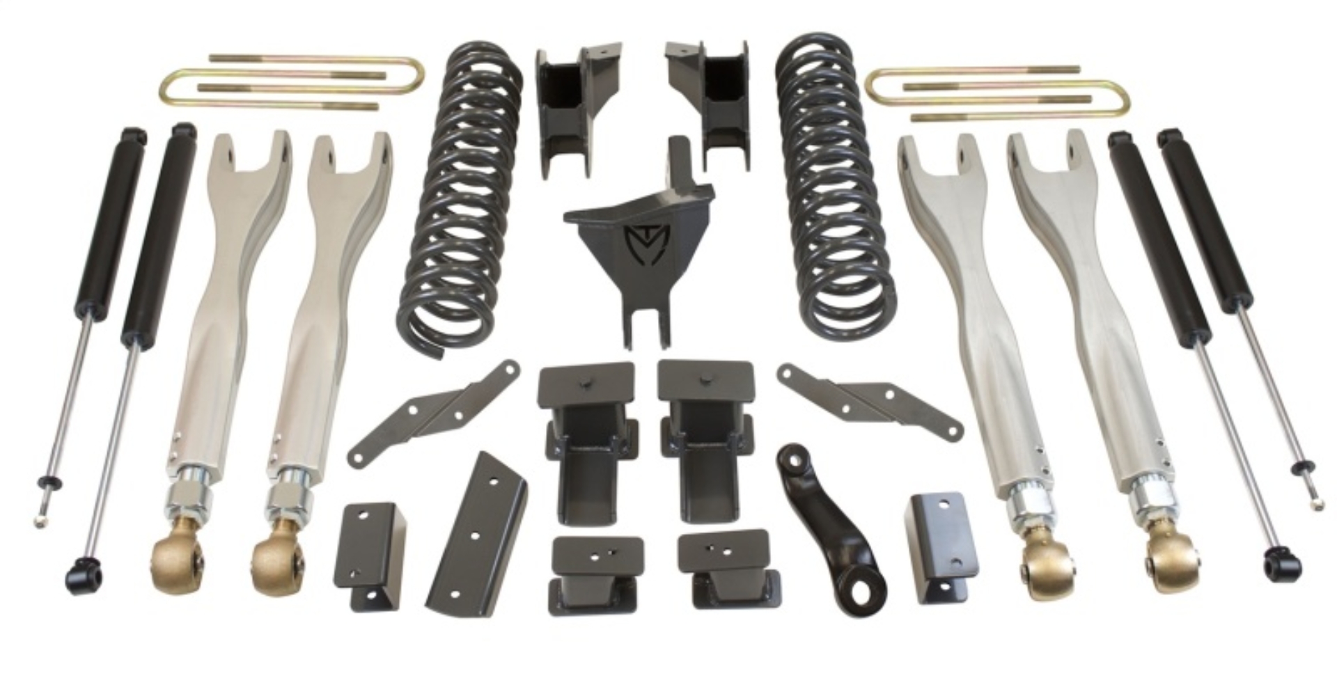 Picture of MaxTrac 17-19 Ford F-250-350 4WD 6in-2in MaxPro Coil Lift Kit w-4-Link Arms & MaxTrac Shocks