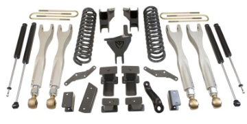 Picture of MaxTrac 17-19 Ford F-250-350 4WD 6in-2in MaxPro Coil Lift Kit w-4-Link Arms & MaxTrac Shocks