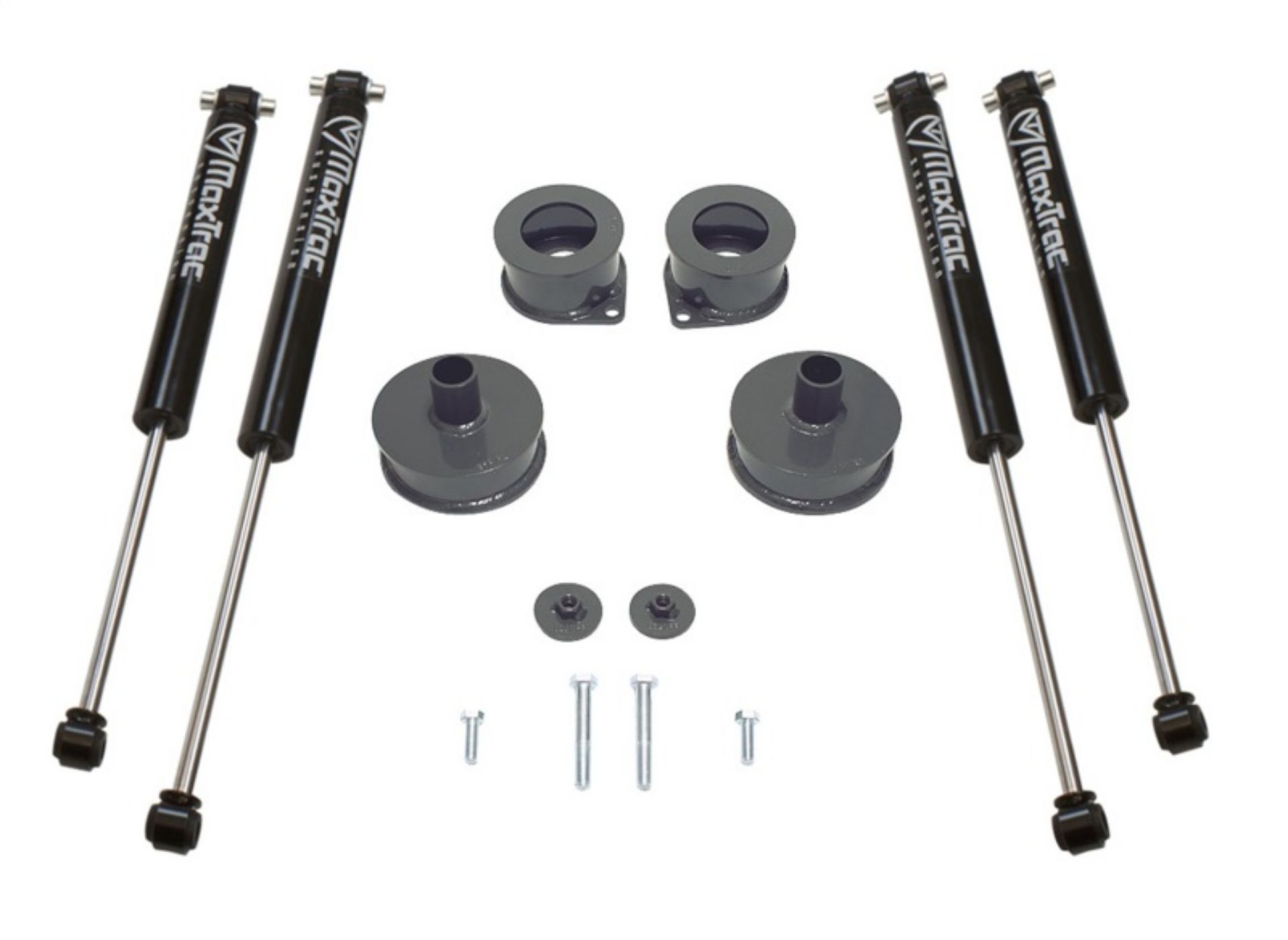 Picture of MaxTrac 18-19 Jeep Wrangler JL 2WD-4WD 2-5in-2in Spacer Kit w-MaxTrac Shocks