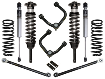 Picture of ICON 2010+ Toyota FJ-4Runner 0-3-5in Stage 3 Suspension System w-Tubular Uca