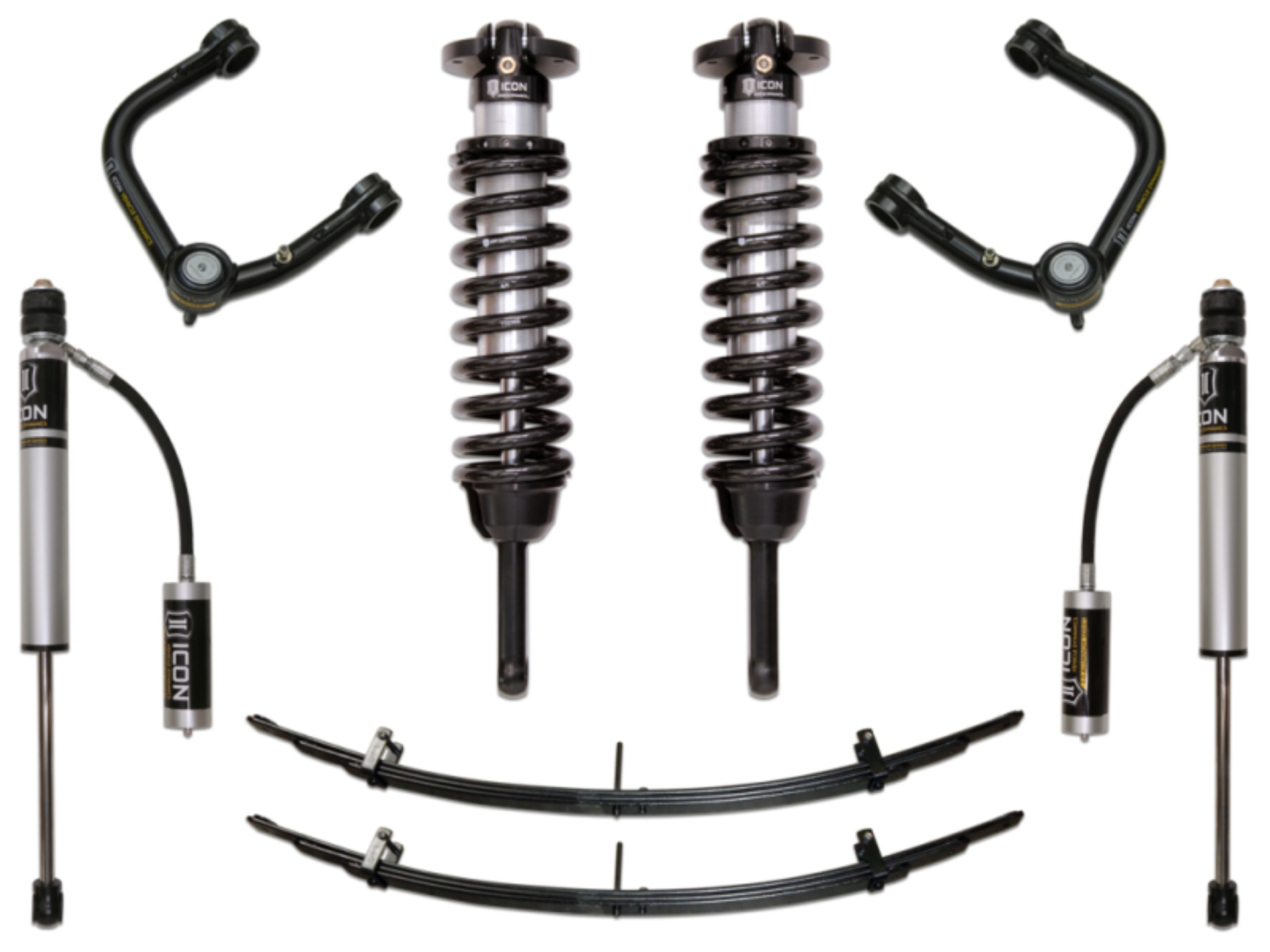 Picture of ICON 05-15 Toyota Tacoma 0-3-5in-2016+ Toyota Tacoma 0-2-75in Stg 3 Suspension System w-Tubular Uca