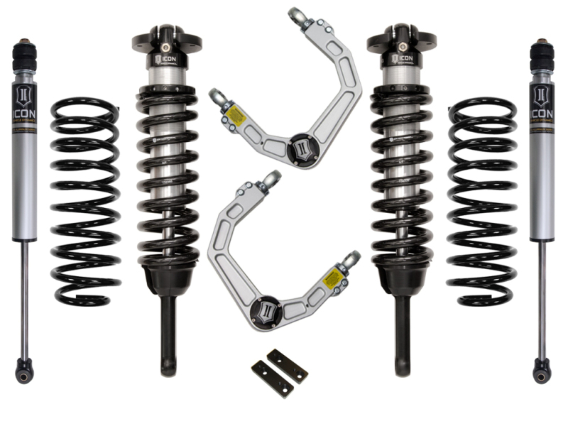 Picture of ICON 2010+ Toyota FJ-4Runner 0-3-5in Stage 2 Suspension System w-Billet Uca