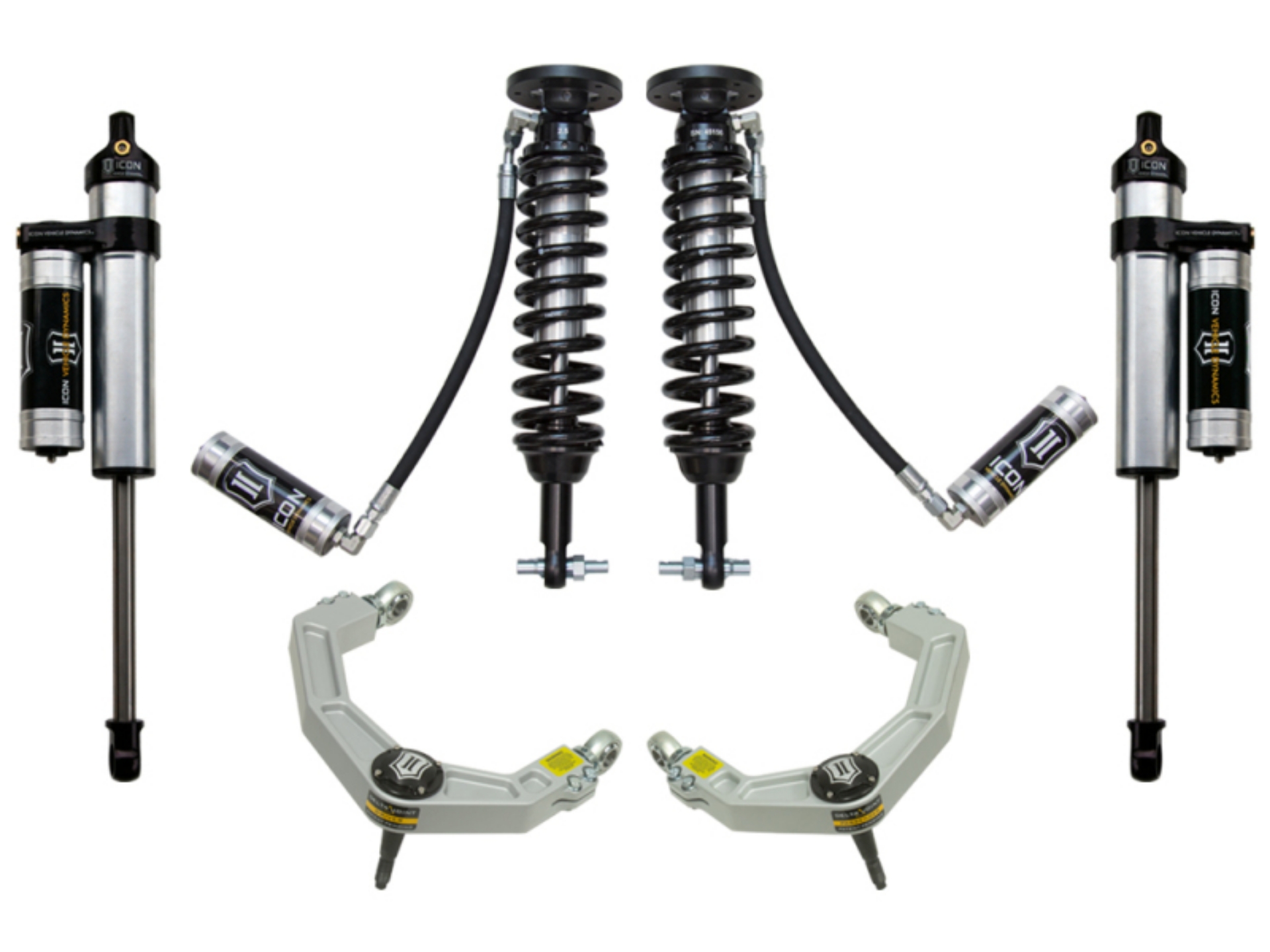 Picture of ICON 2014 Ford F-150 2WD 1-75-2-63in Stage 4 Suspension System w-Billet Uca