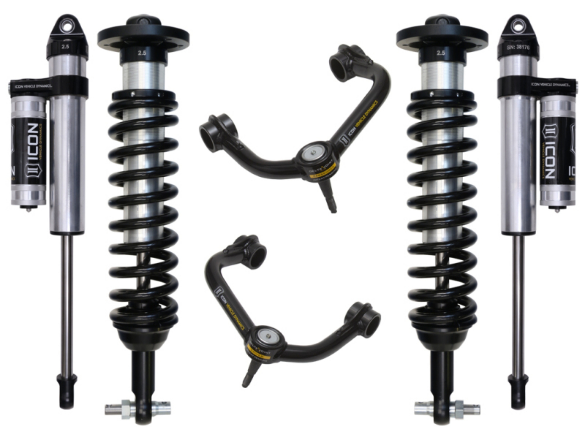 Picture of ICON 2015+ Ford F-150 2WD 0-3in Stage 3 Suspension System w-Tubular Uca