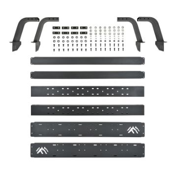 Picture of Westin 05-21 Toyota Tacoma 5ft Bed Overland Cargo Rack - Textured Black