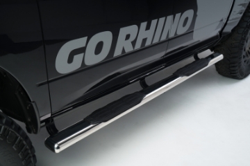 Picture of Go Rhino 18-20 Jeep Wrangler JLU 5in 1000 Series Complete Kit w-Sidestep + Brkts