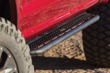 Picture of Go Rhino 07-20 Toyota Tundra Dominator Extreme D6 SideSteps Complete Kit w-SideStep + Brkts