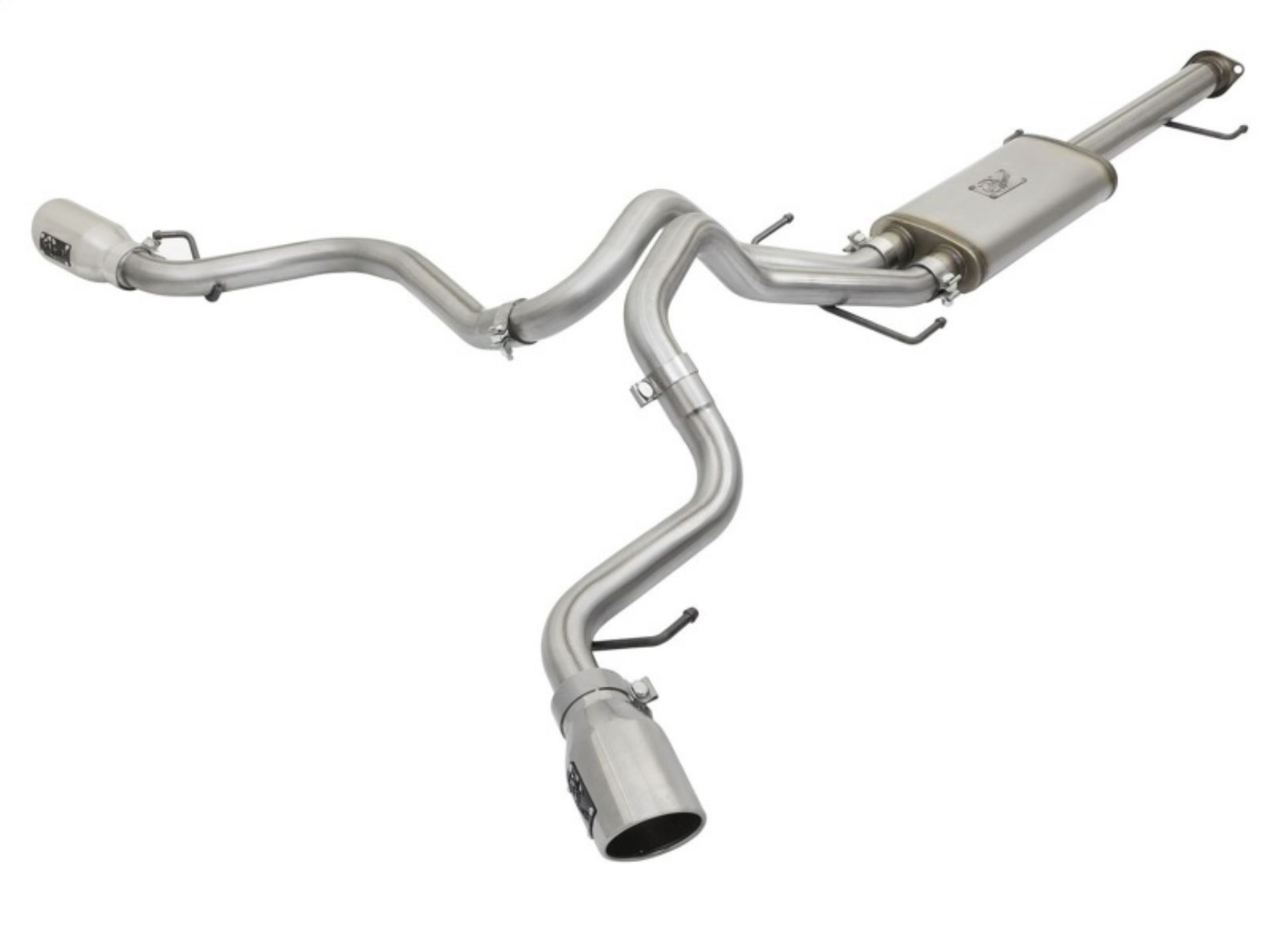Picture of aFe MACH Force-Xp 3in - 2-5in SS Cat-Back Dual Exhaust w-Polished Tips 07-14 Toyota FJ Cruiser 4-0L