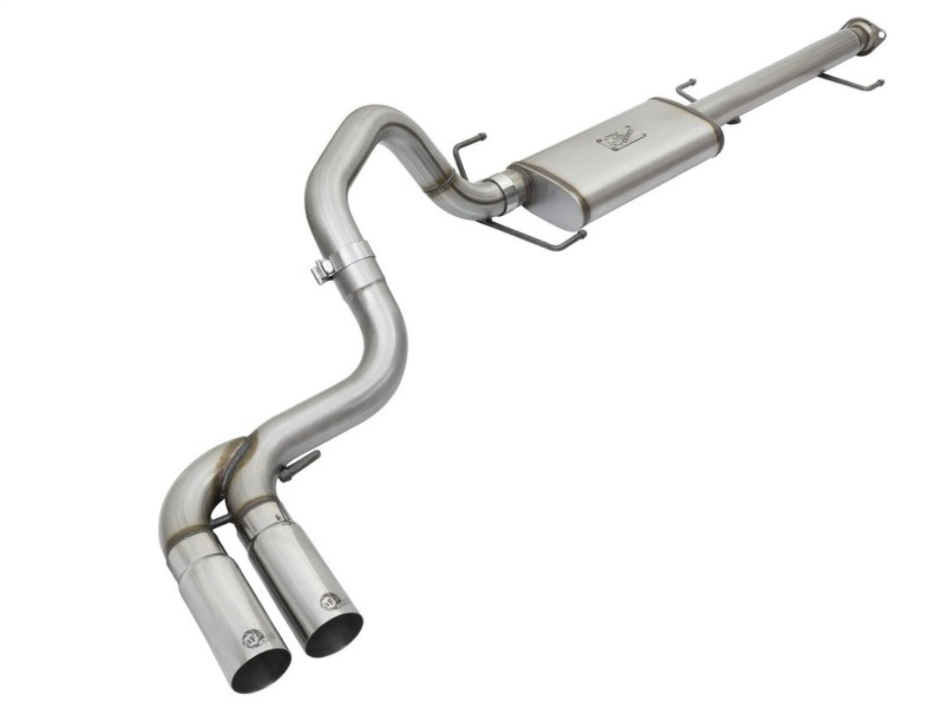 Picture of aFe Rebel Series 3in Stainless Steel Cat-Back Exhaust System w-Polished Tips 07-14 Toyota FJ Cruiser
