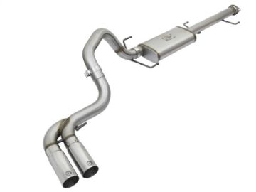 Picture of aFe Rebel Series 3in Stainless Steel Cat-Back Exhaust System w-Polished Tips 07-14 Toyota FJ Cruiser