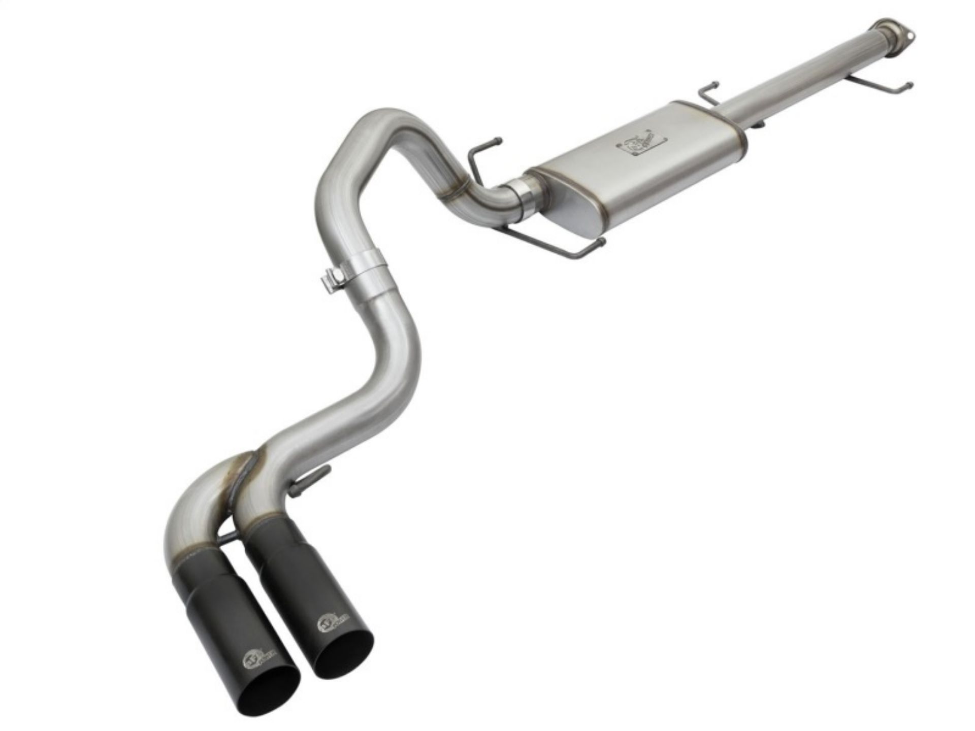 Picture of aFe Rebel Series 3in Stainless Steel Cat-Back Exhaust System w-Black Tips 07-14 Toyota FJ Cruiser