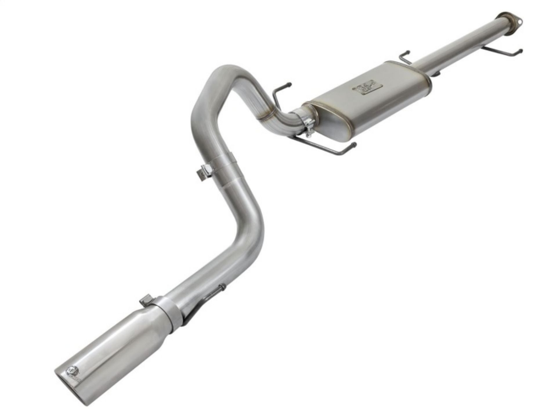 Picture of aFe MACH Force Xp 3in SS Cat-Back Single Rear Exit Exhaust w-Polished Tips 07-14 Toyota FJ Cruiser