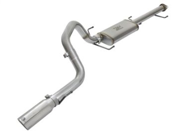 Picture of aFe MACH Force Xp 3in SS Cat-Back Single Rear Exit Exhaust w-Polished Tips 07-14 Toyota FJ Cruiser