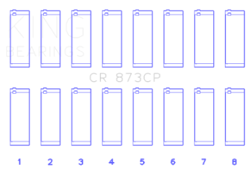 Picture of King Engine Bearings GENERAL MOTORS 379, 395 16v Rod Bearing Set