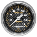 Picture of Autometer Carbon Fiber 52mm 1600 Deg F Electronic EGT Gauge Kit