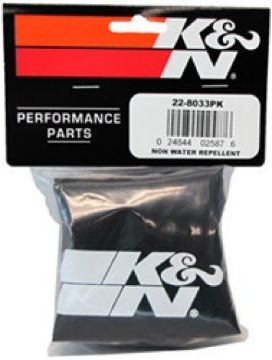 Picture of K&N PreCharger Tapered Air Filter Wrap Black 6in Height - 6in Diameter