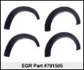 Picture of EGR 07-13 Chev Silverado 6-8ft Bed Bolt-On Look Fender Flares - Set - Matte