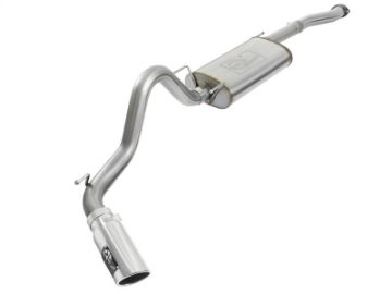 Picture of aFe MACHForce XP Cat-Back SS Exhaust w- Polished Tips 16 Toyota Tacoma V6-3-5L