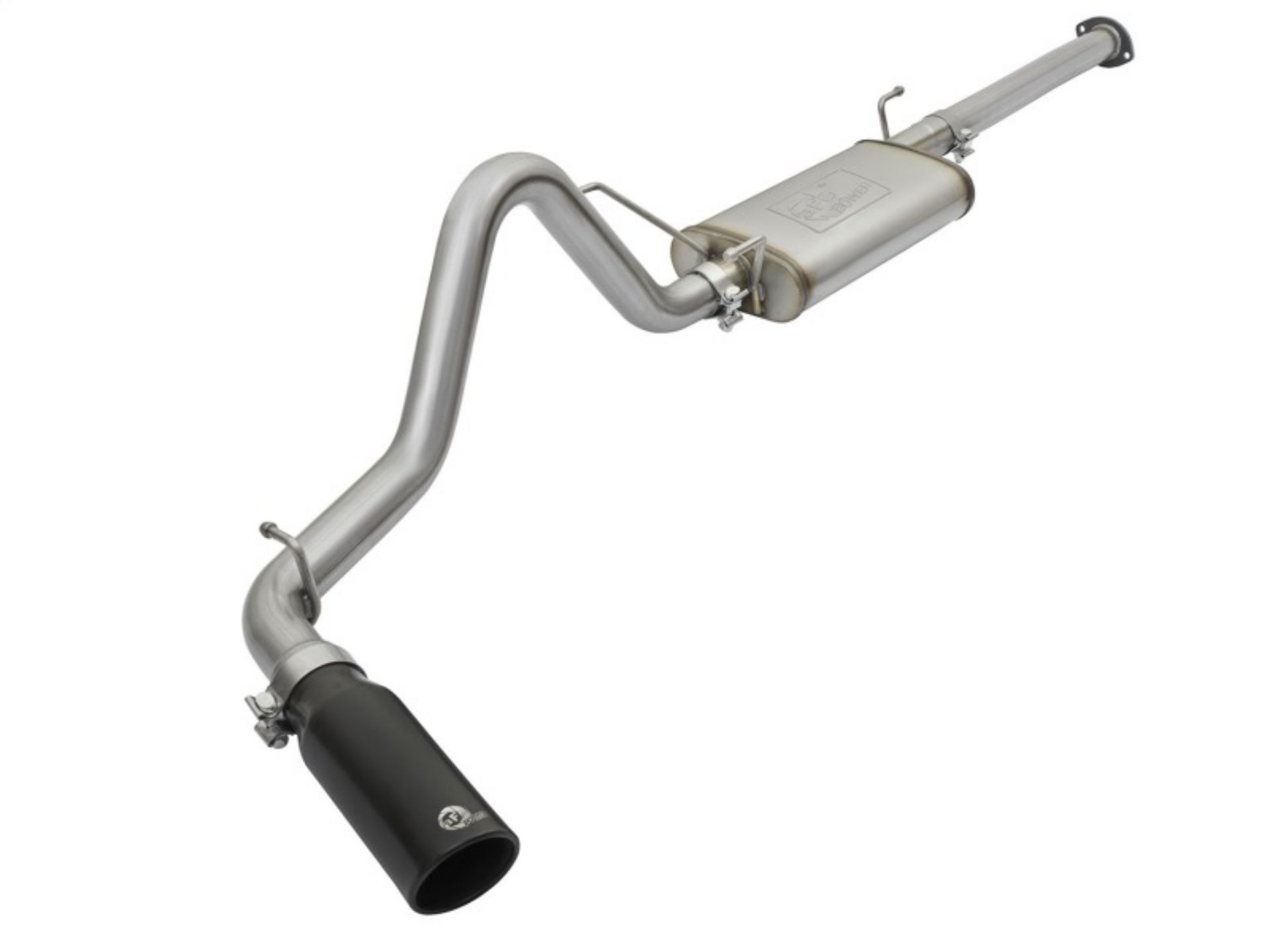 Picture of aFe MACHForce XP Cat Back SS Exhausts Black Tips 05-12 Toyota Tacoma L4-2-7L