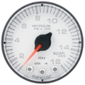 Picture of Autometer Spek-Pro 2 1-16in 1600PSI Stepper Motor w- Peak & Warn White-Black Nitrous Pressure Gauge