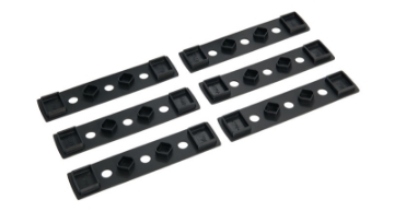 Picture of Rhino-Rack 07-18 Jeep Wrangler 4 Door SUV Heavy Duty RLT600 3 Bar Backbone Roof Rack - Silver
