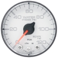 Picture of Autometer Spek-Pro 2 1-16in 120PSI Stepper Motor W-Peak & Warn White-Black Water Pressure Gauge