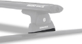 Picture of Rhino-Rack 19-21 Ford Ranger 4 Door Pick Up Heavy Duty RLT600 Track Mount 2 Bar Roof Rack - Silver