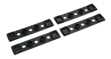 Picture of Rhino-Rack 18-21 Jeep Wrangler 4 Door SUV Heavy Duty RLT600 2 Bar Backbone Roof Rack - Silver