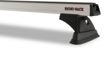 Picture of Rhino-Rack 15-20 Cadillac Escalade 4 Door SUV Heavy Duty RCH 4 Bar Roof Rack - Silver
